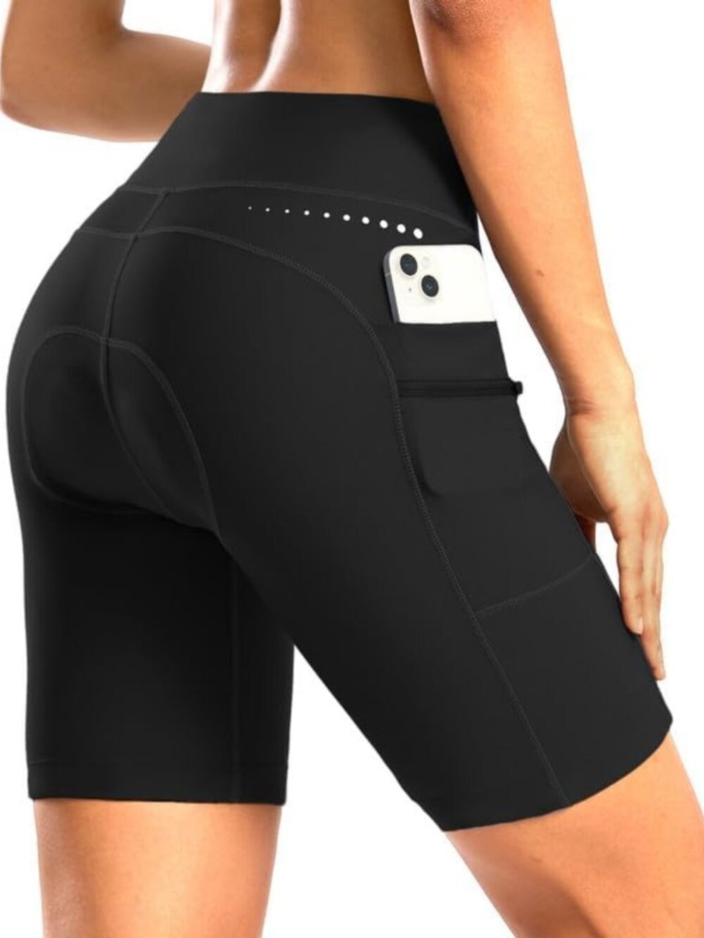 Women's 4D Padded Bike Shorts with Zipper Pockets - 5"/7" Cycling Underwear